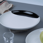 2pcs Set Side Plate Black & White