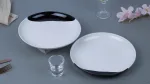 2pcs Set Side Plate Black & White - Image 2