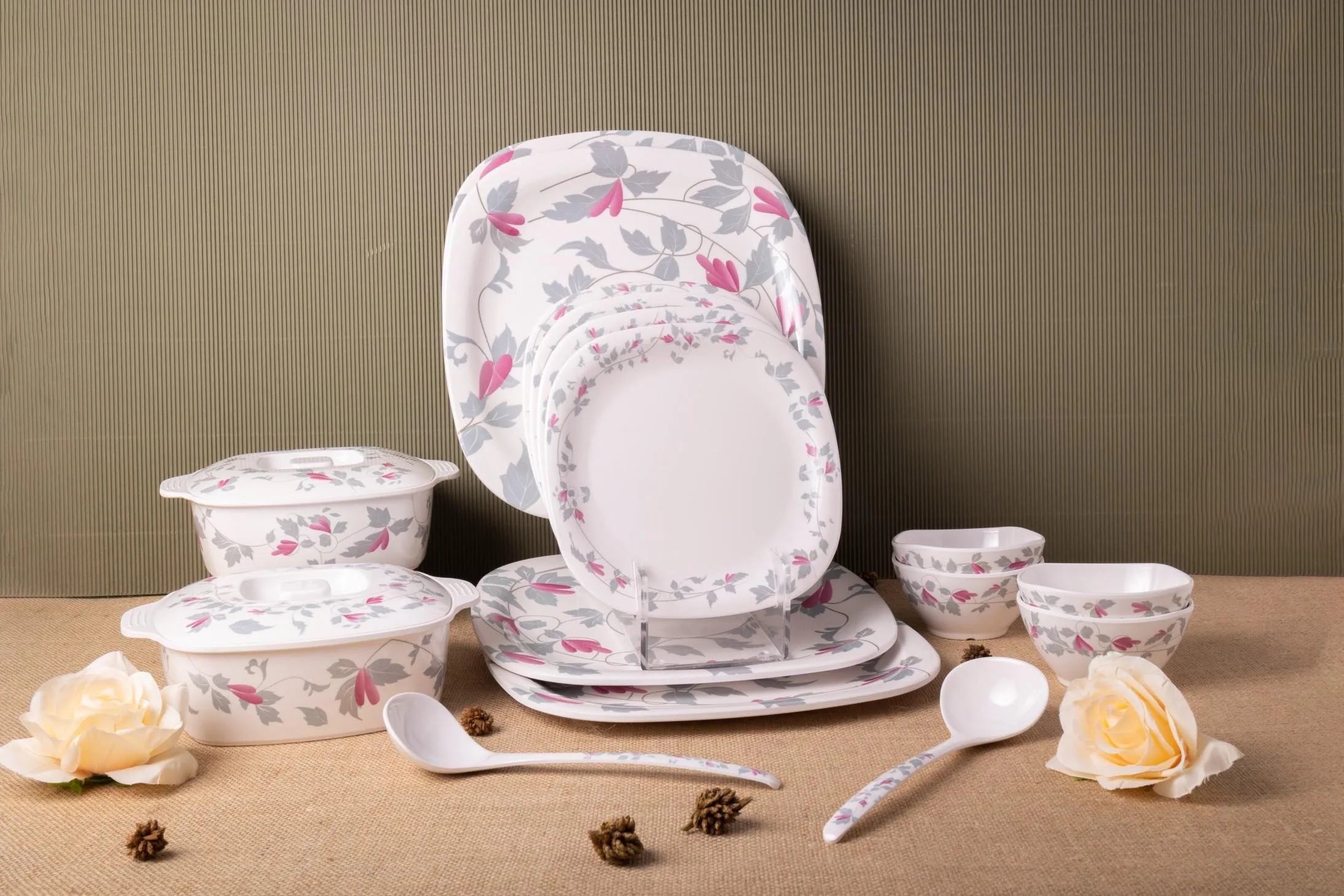 16pcs Square Dinner Set Ashley - Image 2