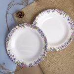 2pcs Set Deep Plate Bloom Field