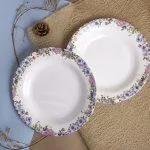 2pcs Set Deep Plate Bloom Field
