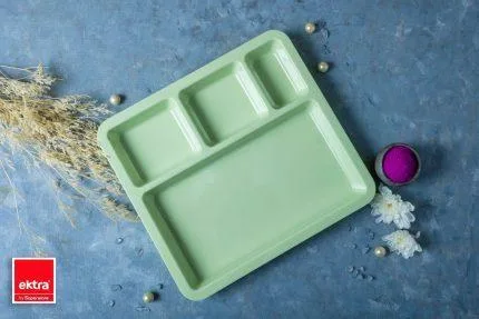 Sea Green 4 section plate