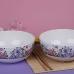 2pcs Set Serving Bowl 7inch Bloom Field