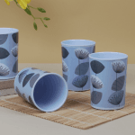 4pcs Tumbler Blue Dandelion