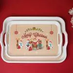 2pcs Set Handy Tray Merry Christmas