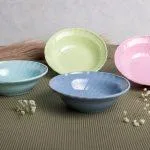 4pcs Set Happy Bowl Assorted Color