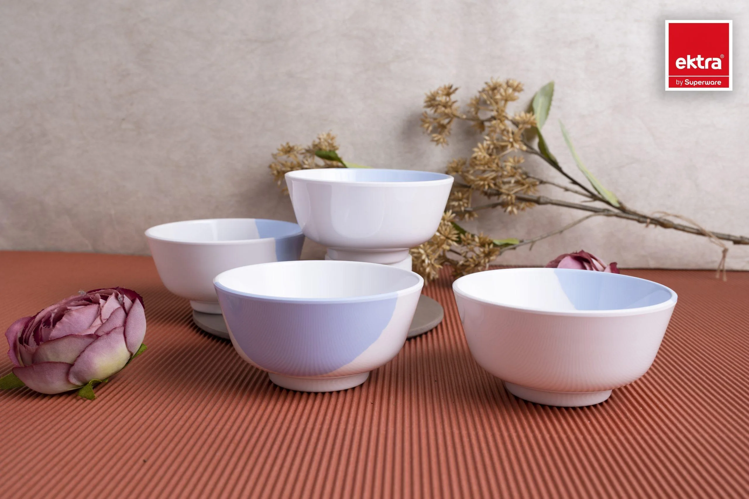 13EK1WB4180S2 2pcs Serving Bowl 4inch veg Blue - Image 1