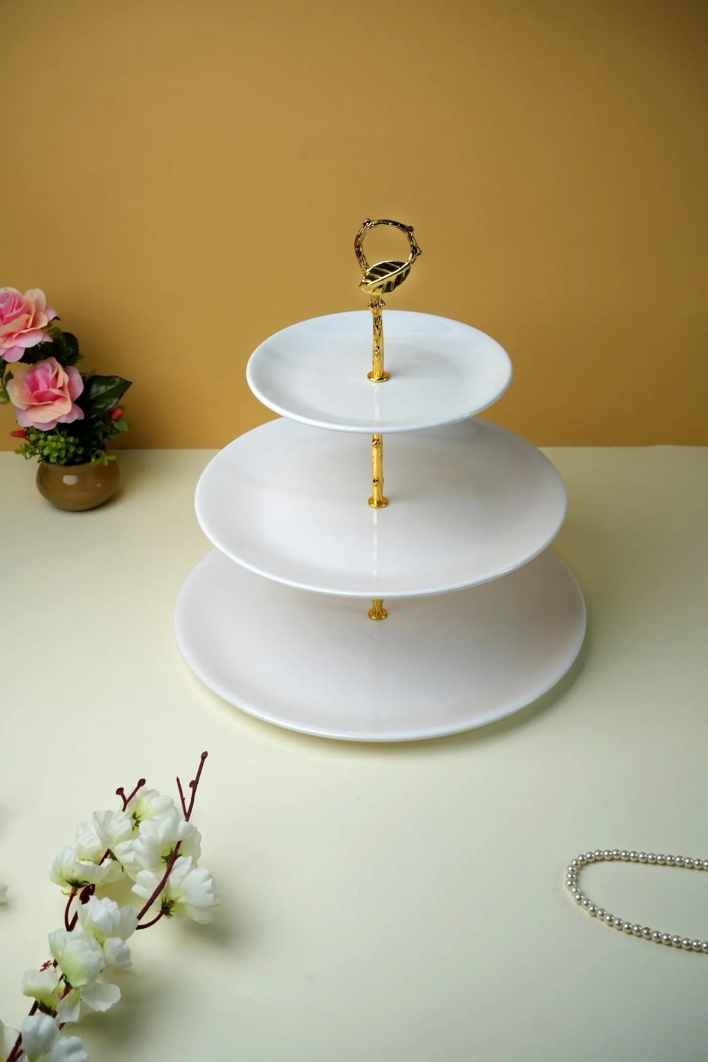 Patisserie 3Layer Stand White - Image 4