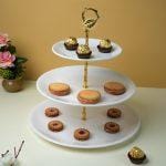 Patisserie 3Layer Stand White