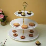 Patisserie 3Layer Stand White