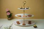 Patisserie 3Layer Stand White - Image 2