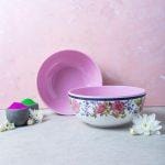 2pcs Set Serving Bowl 7inch Garden Grove